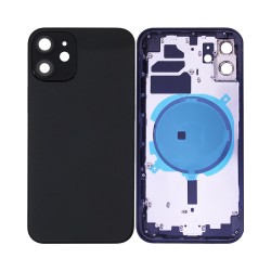 Tampa Traseira+Frame Apple iPhone 12 Preto Tampa Traseira+Frame Apple iPhone 12 Preto